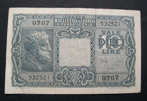 Lire giove luogotenenza - lire, giove.