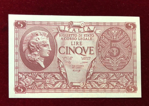 Luogotenenza lire 1944 - 5,