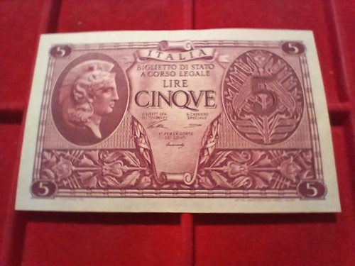 Regno italia banconota - regno,