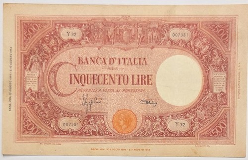 500 lire grande - lire,