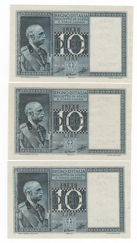 Lire biglietto stato - 10,