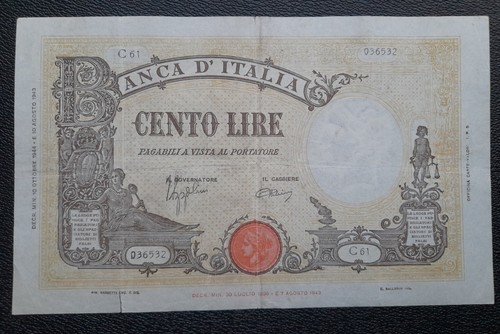 100 lire grande - grande, b
