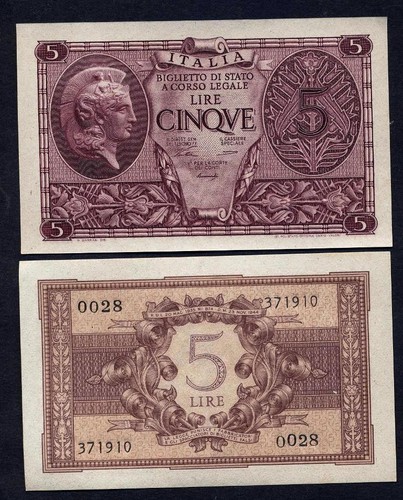 Lire 1944 luogotenenza - 5,
