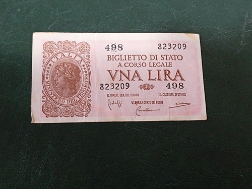 Italia regno biglietto di - regno,