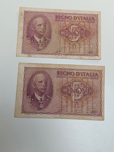 Lotto banconote lire - banconote,