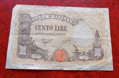 Lire 100 grande - a),