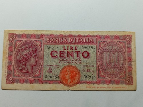 Luogotenenza 100 lire - -, 1944