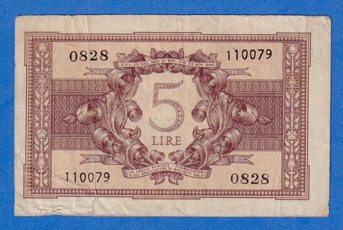 Italy lire 1944 - lire, p-31c