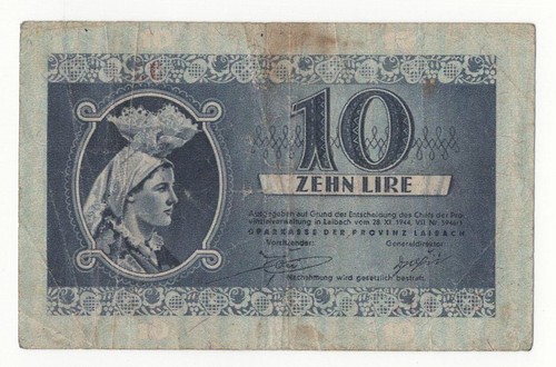 Lire occupazione tedesca - 10,