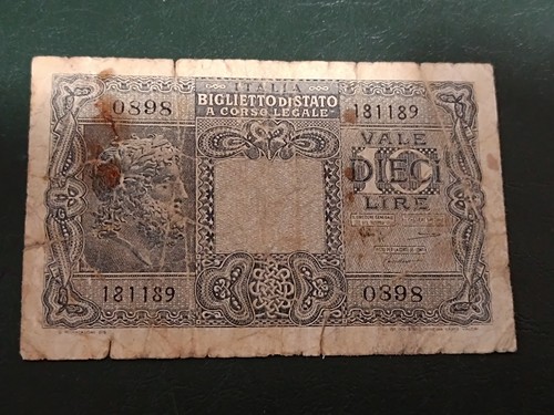 Banconota italia impero - italia,
