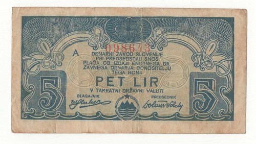 Slovenia lire 1944 - 5,