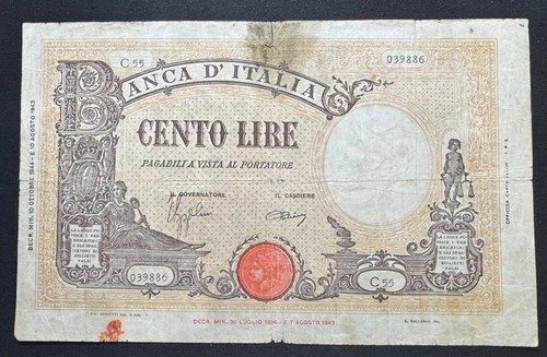 Regno italia 100 lire - regno,