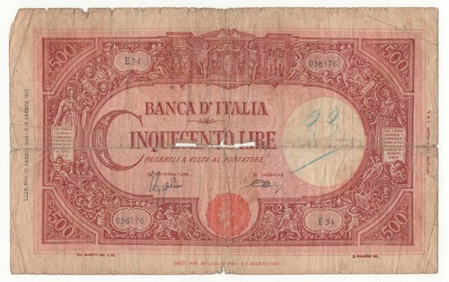 500 lire grande - 500,