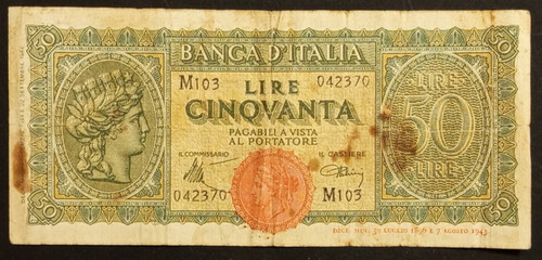 Lire 1944 bb - 50,
