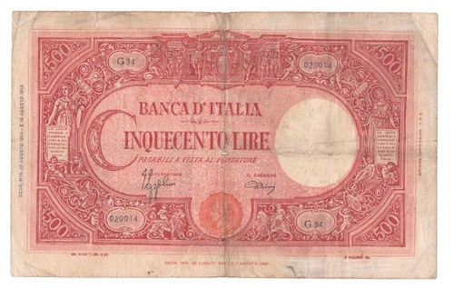 500 lire grande - , )