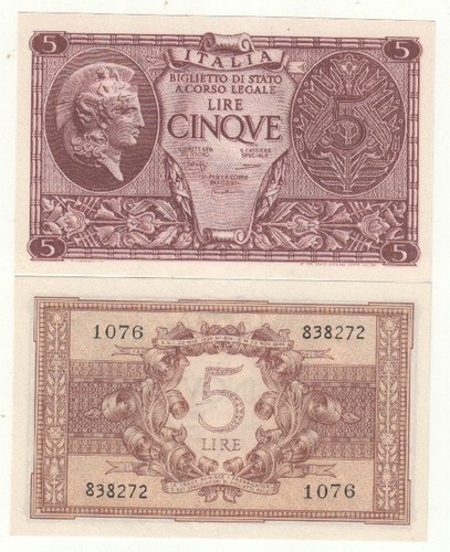 Italia lire atena elmata - lire,