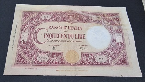 Rara cinquecento 500 lire - cinquecento,