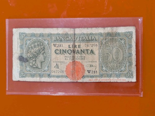 Italia lire 1944 serie - 50,