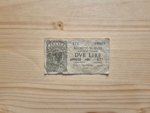 Banconota due lire regno - lire,