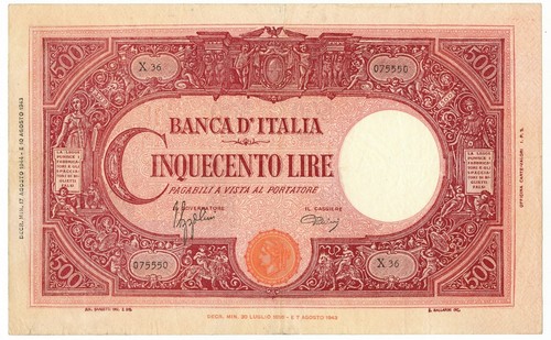500 lire barbetti grande - grande, c