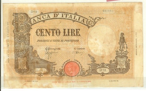 100 lire grande - 100,