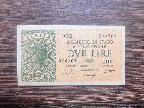 Due lire banconta - lire,