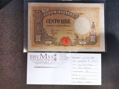 Regno italia lire 100 - lire,