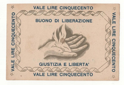 500 lire buono - 500, liberazione