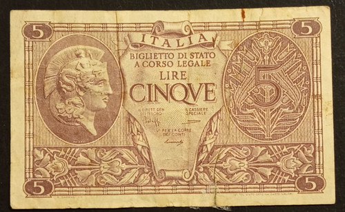 Lire 1944 mb - 5, 23/11/1944