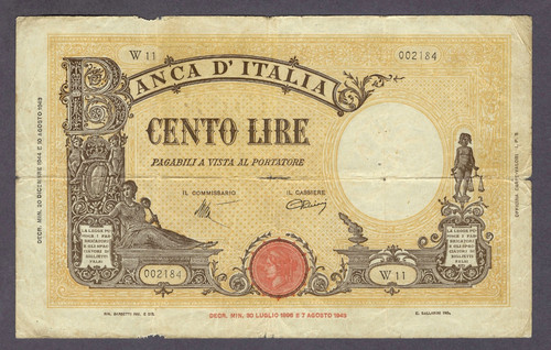 Luogotenenza umberto 100 - i,