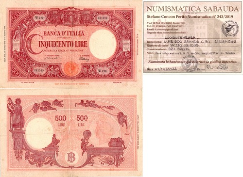 Rsi 500 lire - lire,