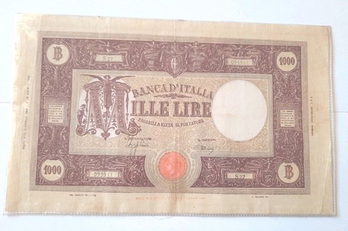 1000 lire barbetti grande - lire,