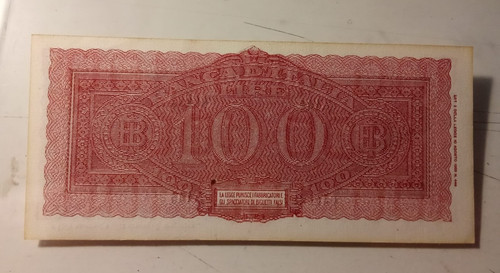 Italia 100 lire - lire, 1944