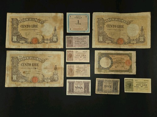 Lotto banconote regno - 11,