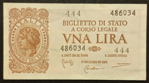 Lira lire 1944 sup - lira,