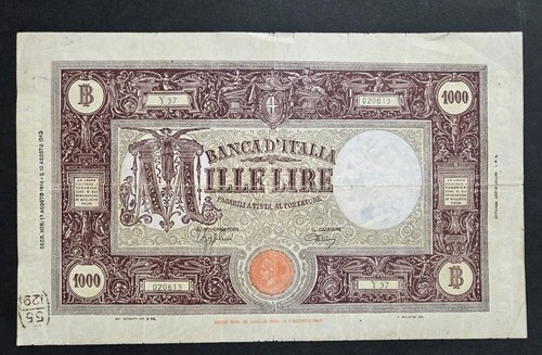 1000 lire grande decreto - 1000, m