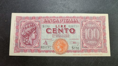 100 lire 1944 turrina - , come