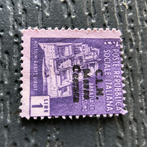 Rsi francobollo lira - rsi, viola