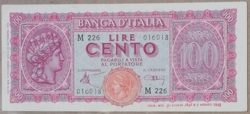 100 lire italia - turrita,