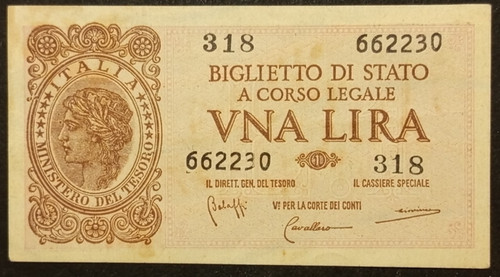 Lira lire 1944 sup fds - 1,