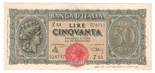 Luogotenenza lire italia - -,