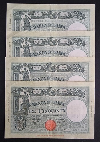 Lotto cinquanta 50 lire - 4,